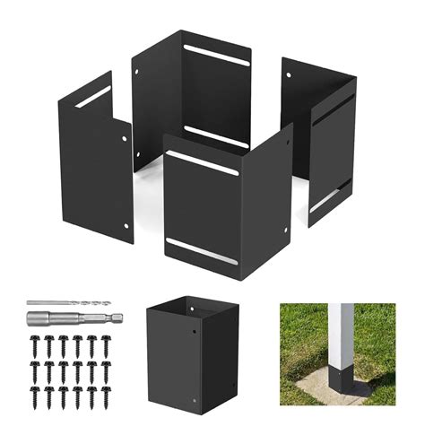 metal protector for mail box post|true value mailbox post protector.